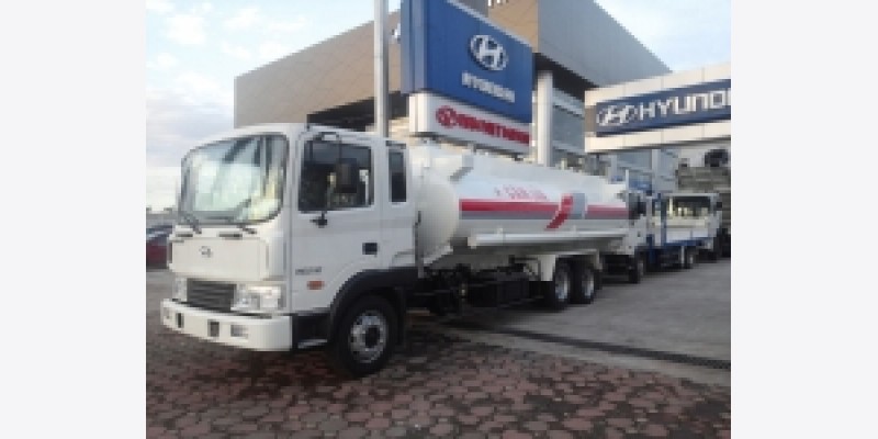 BÁN XE CHỞ XĂNG DẦU HINO, HYUNDAI TIÊU CHUẨN HÀN QUỐC